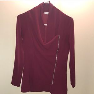 Moa Moa zip up blouse